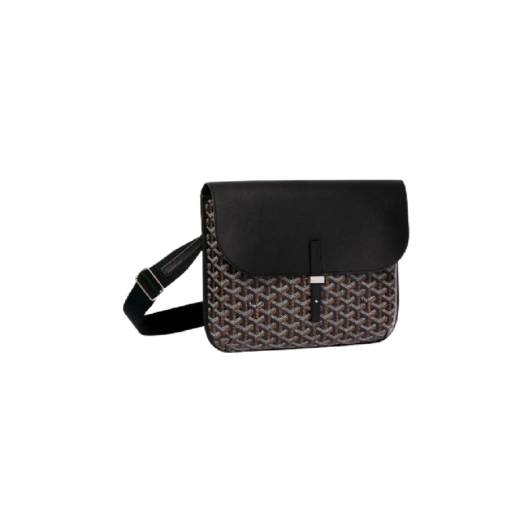 black goyard mens messenger bag